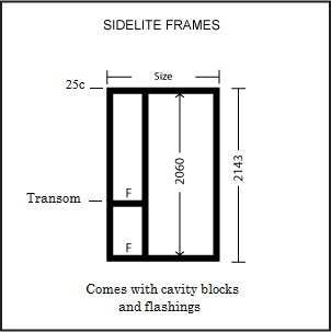 Sidelite Entry Frame