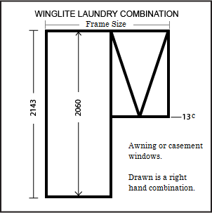 Winglite Laundry Frame 